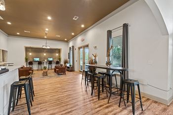 Hightop tables and stools